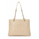 CHANEL BEIGE QUILTED CAVIAR GRAND SHOPPING TOTE (GST)