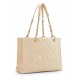 CHANEL BEIGE QUILTED CAVIAR GRAND SHOPPING TOTE (GST)