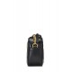 GUCCI BLACK LEATHER GG MARMONT CROSSBODY MINI