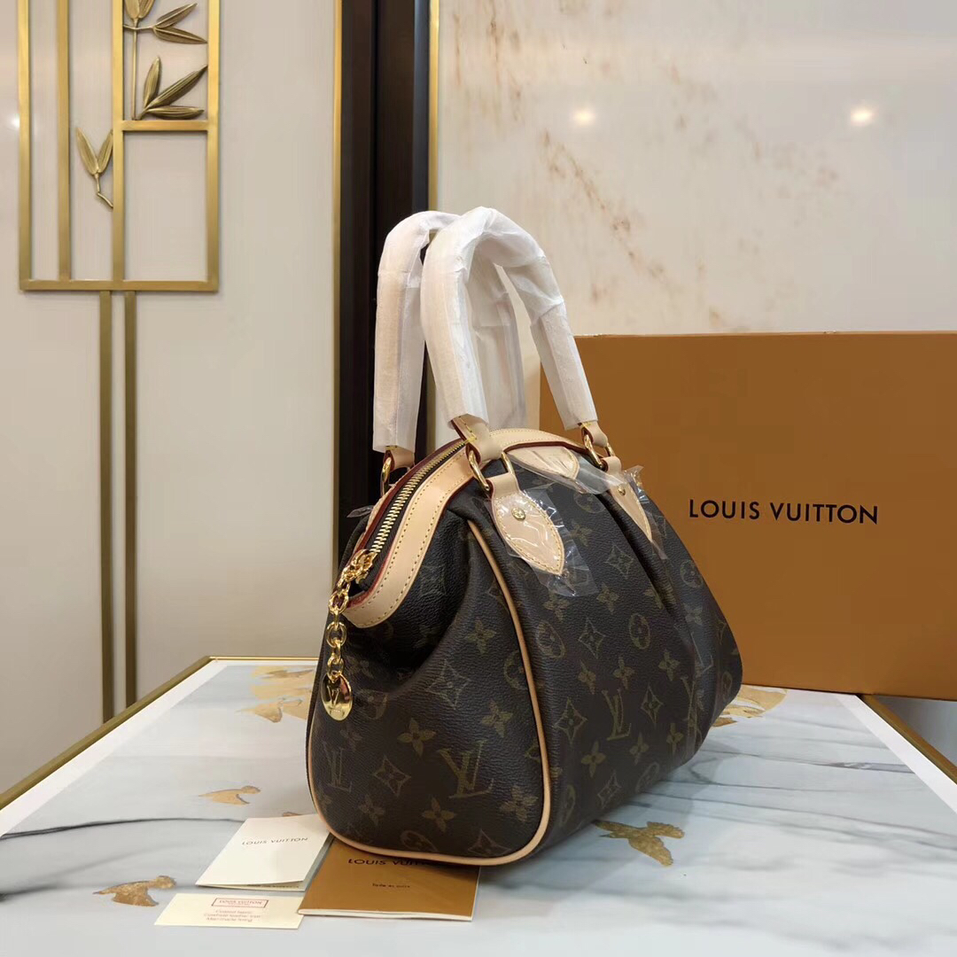 Louis Vuitton M40143 Monogram Tivoli Bowling Handbag