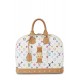 LOUIS VUITTON TAKASHI MURAKAMI X WHITE MONOGRAM MULTICOLORE ALMA NM GM