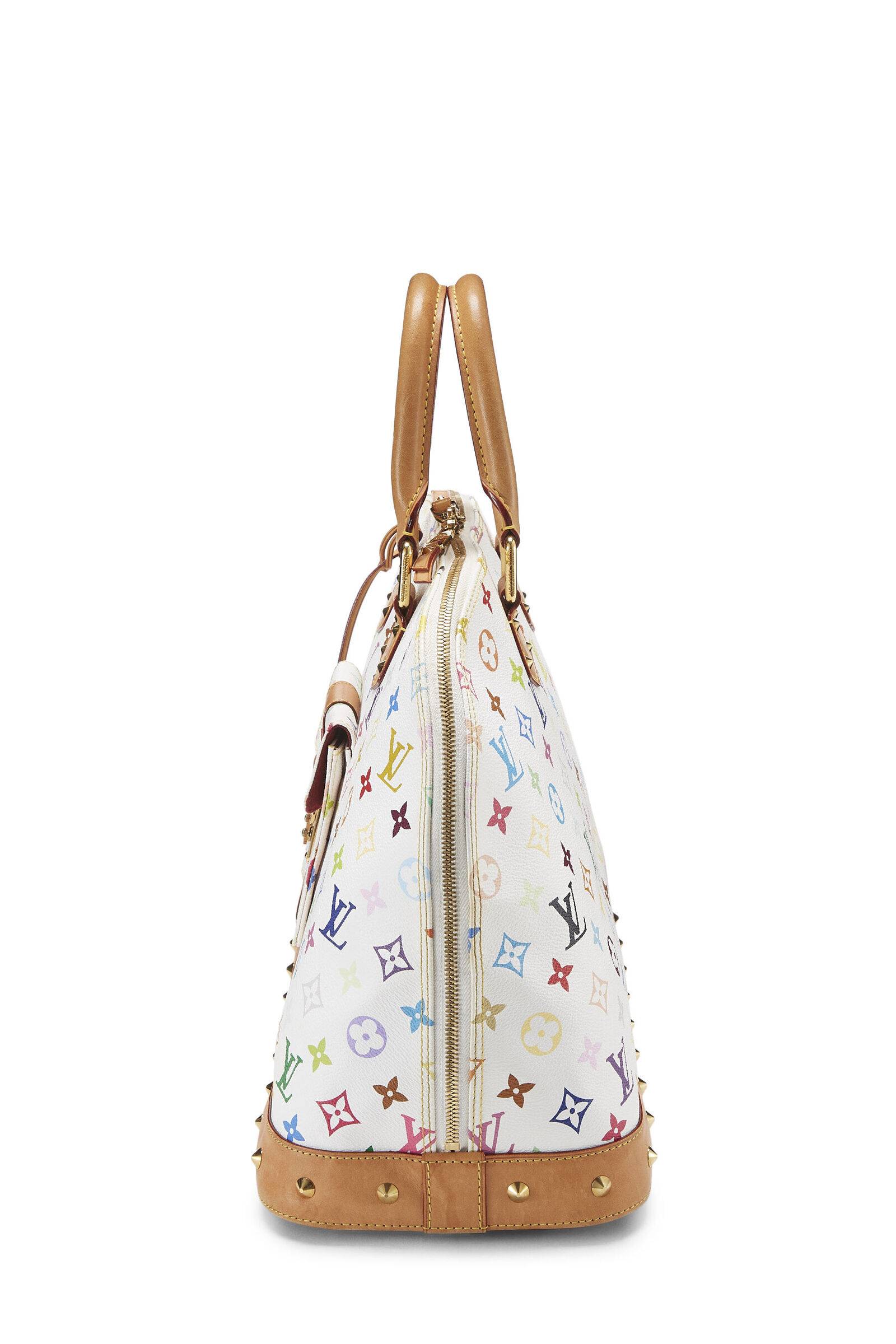 LOUIS VUITTON TAKASHI MURAKAMI X WHITE MONOGRAM MULTICOLORE ALMA NM GM