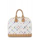 LOUIS VUITTON TAKASHI MURAKAMI X WHITE MONOGRAM MULTICOLORE ALMA NM GM