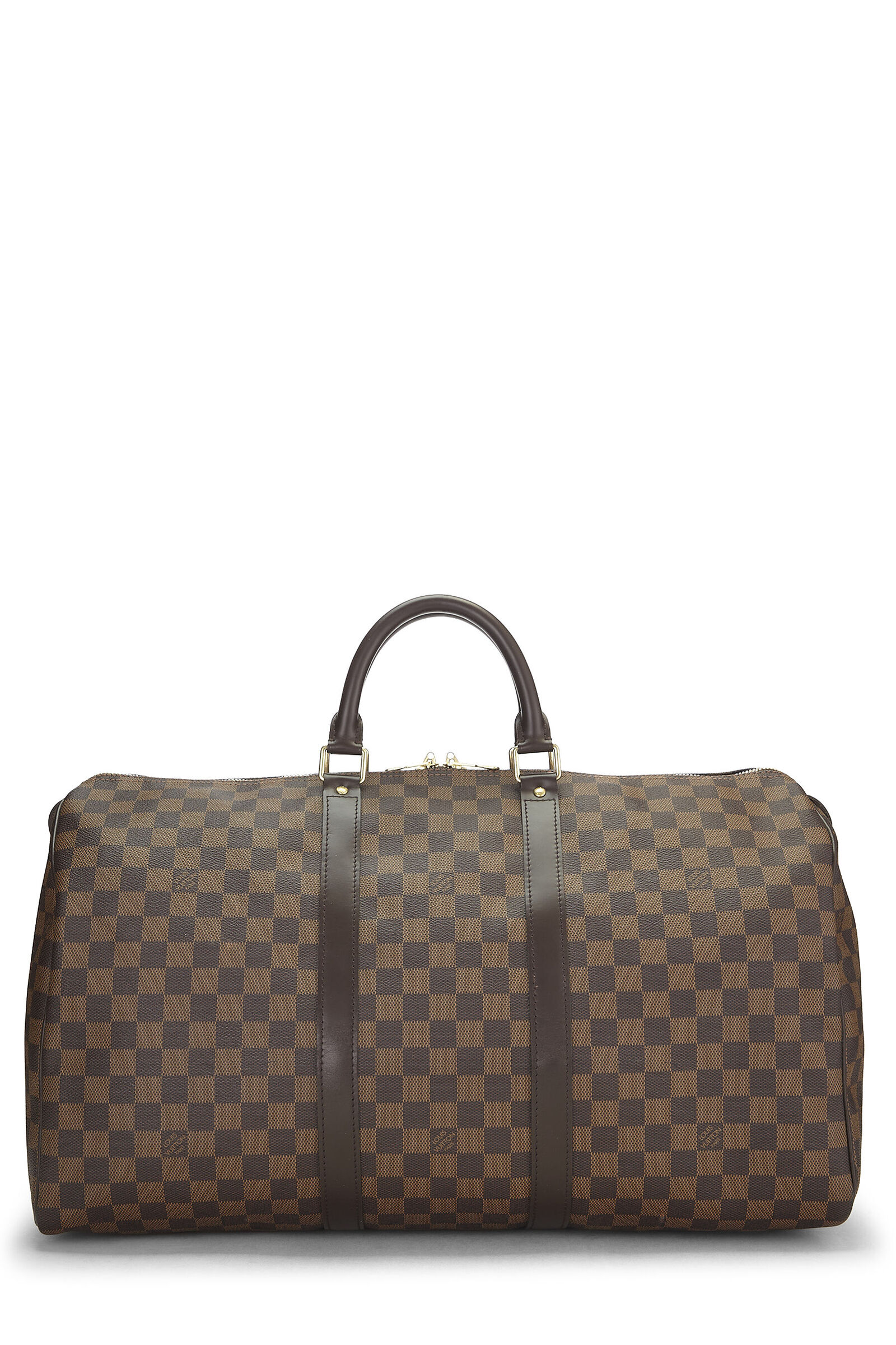 LOUIS VUITTON DAMIER EBENE KEEPALL 50 N41413 7A TOP QUALITY