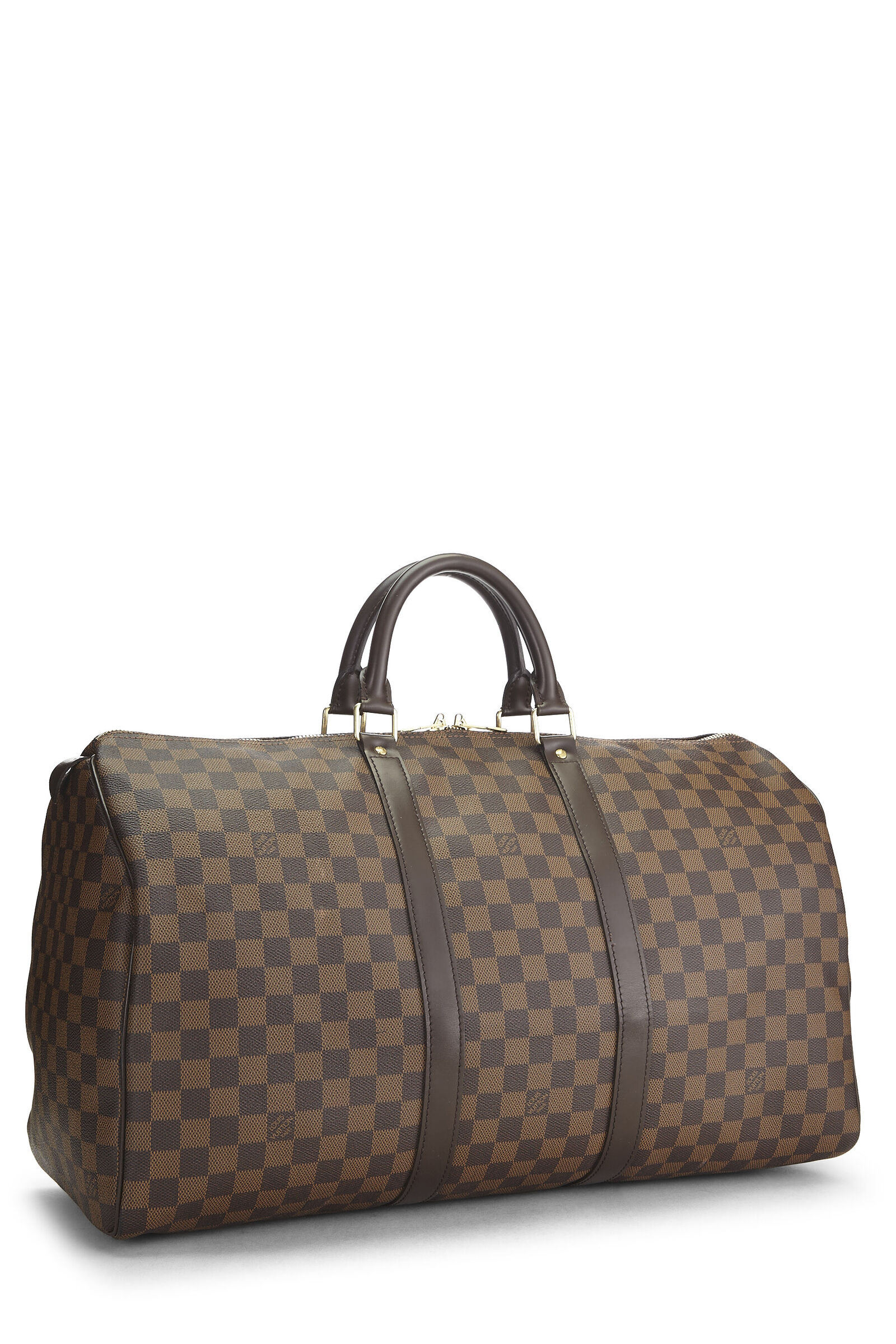 LOUIS VUITTON DAMIER EBENE KEEPALL 50 N41413 7A TOP QUALITY