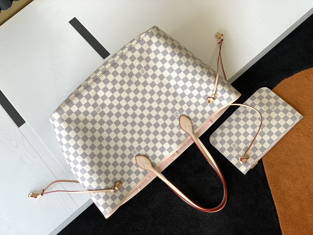 Louis Vuitton GM N41604 Neverfull Real Leather Bag