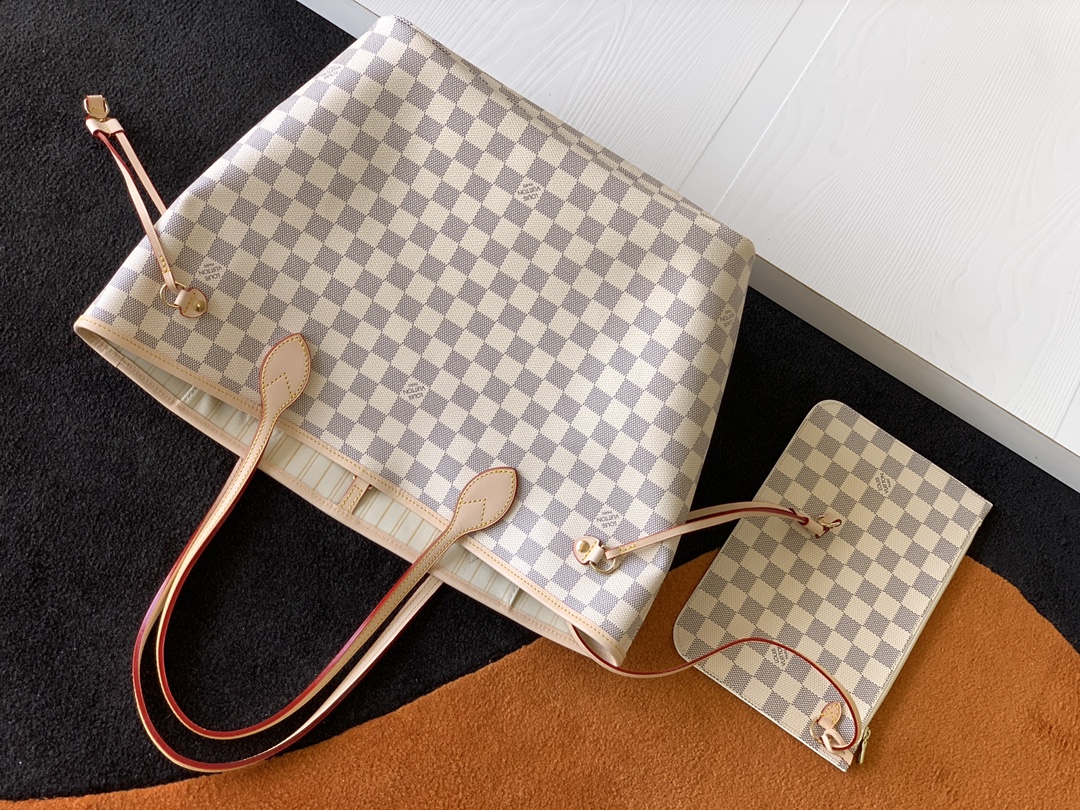 Louis Vuitton MM N41605 Neverfull Real Leather Bag