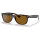 Ray-Ban Unisex Sunglasses Black On Transparent Frame Light Havana/B-15 Brown