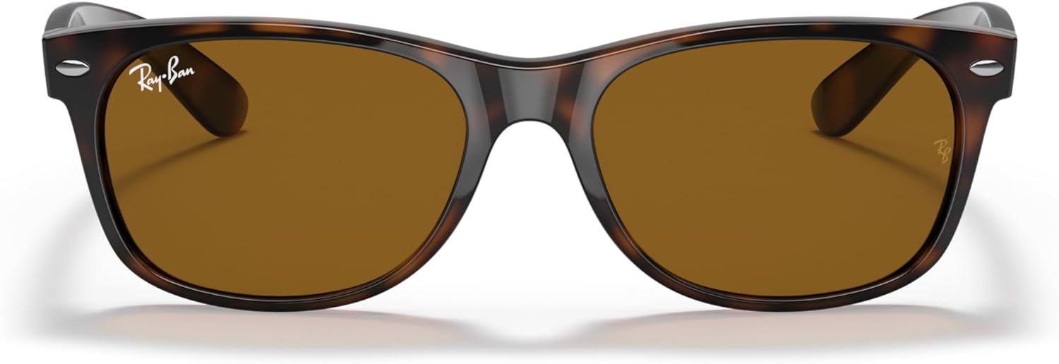 Ray-Ban Unisex Sunglasses Black On Transparent Frame Light Havana/B-15 Brown