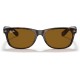 Ray-Ban Unisex Sunglasses Black On Transparent Frame Light Havana/B-15 Brown