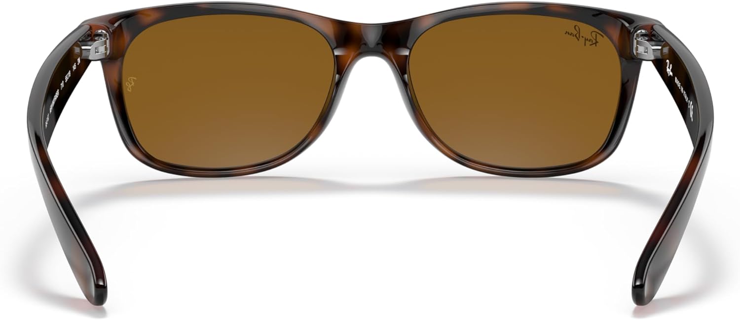 Ray-Ban Unisex Sunglasses Black On Transparent Frame Light Havana/B-15 Brown