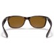 Ray-Ban Unisex Sunglasses Black On Transparent Frame Light Havana/B-15 Brown