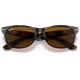 Ray-Ban Unisex Sunglasses Black On Transparent Frame Light Havana/B-15 Brown