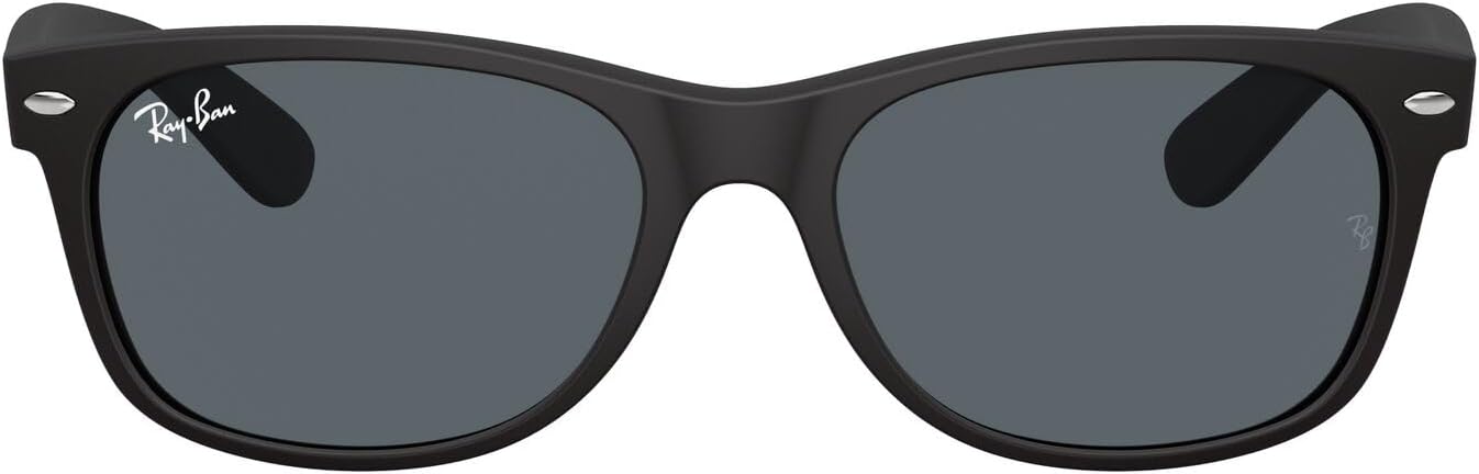 Ray-Ban Unisex Sunglasses Black On Transparent Frame Rubber Black/Blue