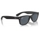 Ray-Ban Unisex Sunglasses Black On Transparent Frame Rubber Black/Blue