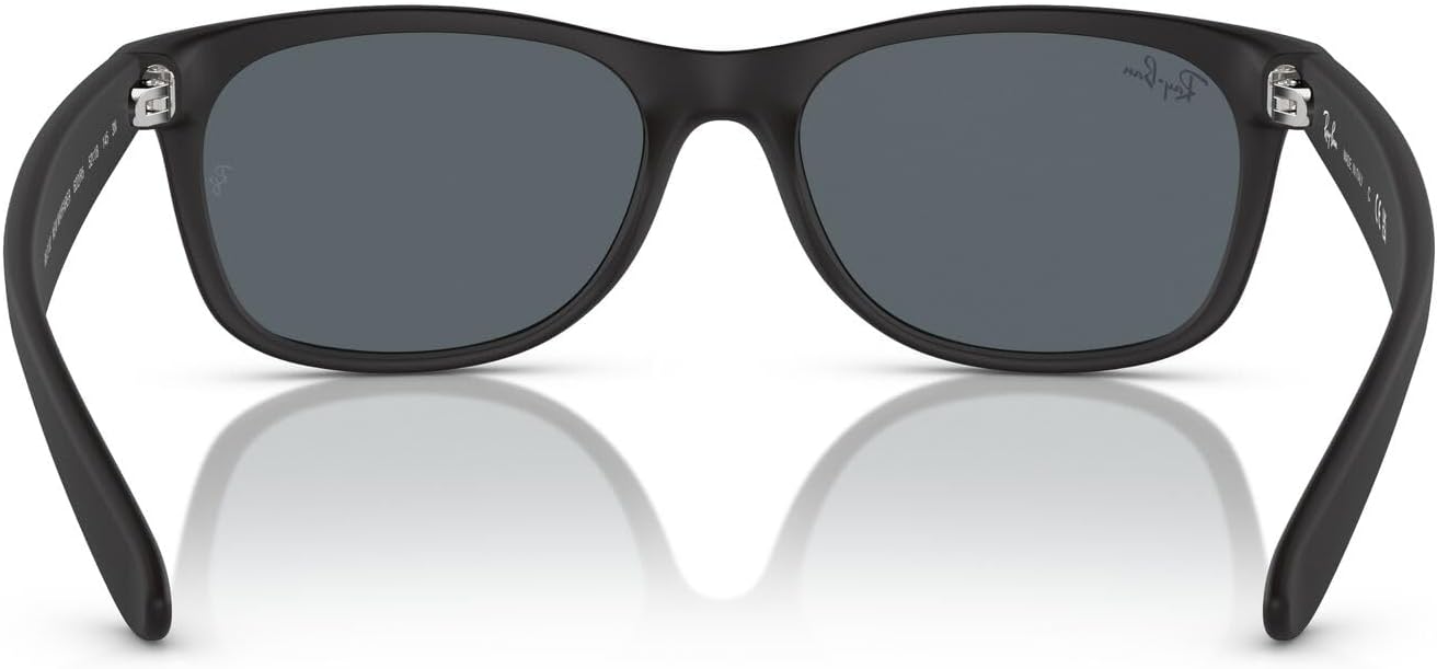 Ray-Ban Unisex Sunglasses Black On Transparent Frame Rubber Black/Blue