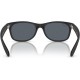 Ray-Ban Unisex Sunglasses Black On Transparent Frame Rubber Black/Blue