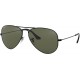 Ray-Ban Rb3025 Classic Polarized Aviator Sunglasses Black/Polarized G-15 Green