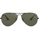 Ray-Ban Rb3025 Classic Polarized Aviator Sunglasses Black/Polarized G-15 Green