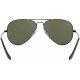 Ray-Ban Rb3025 Classic Polarized Aviator Sunglasses Black/Polarized G-15 Green