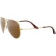 Ray-Ban Rb3025 Classic Polarized Aviator Sunglasses Gold/Brown Polarized