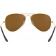 Ray-Ban Rb3025 Classic Polarized Aviator Sunglasses Gold/Brown Polarized