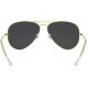 Ray-Ban Rb3025 Classic Polarized Aviator Sunglasses Legend Gold/Polarized Black