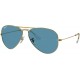 Ray-Ban Rb3025 Classic Polarized Aviator Sunglasses Legend Gold/Polarized Blue