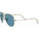 Ray-Ban Rb3025 Classic Polarized Aviator Sunglasses Legend Gold/Polarized Blue