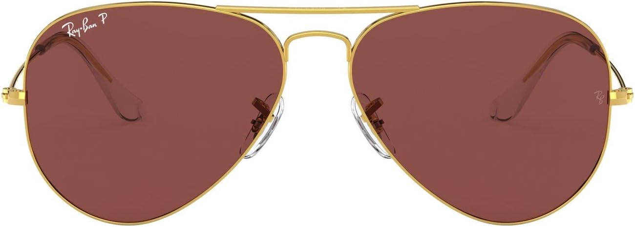 Ray-Ban Rb3025 Classic Polarized Aviator Sunglasses Rose Gold