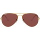 Ray-Ban Rb3025 Classic Polarized Aviator Sunglasses Rose Gold