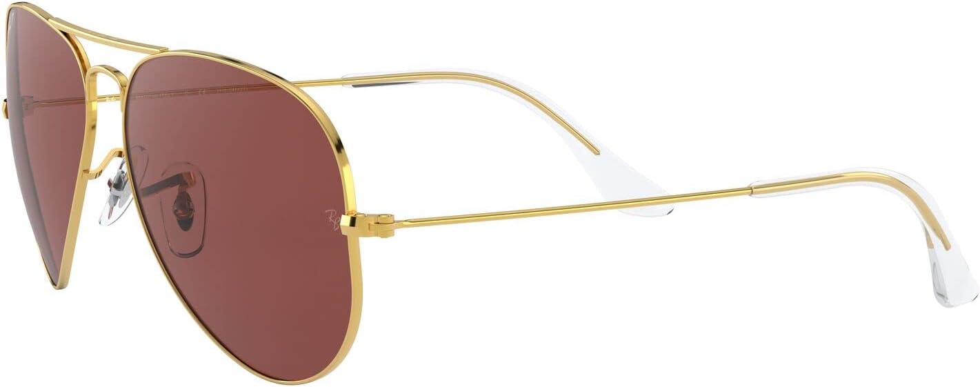 Ray-Ban Rb3025 Classic Polarized Aviator Sunglasses Rose Gold