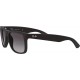 Ray-Ban RB4165 Justin Rectangular Sunglasses Rubber Black/Light Grey Gradient Dark Grey