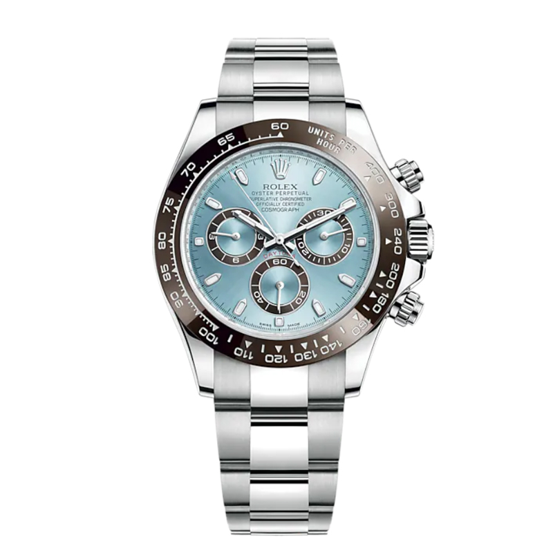 Rolex Cosmograph Daytona 40mm Platinum Ice-Blue Dial m116506 Series