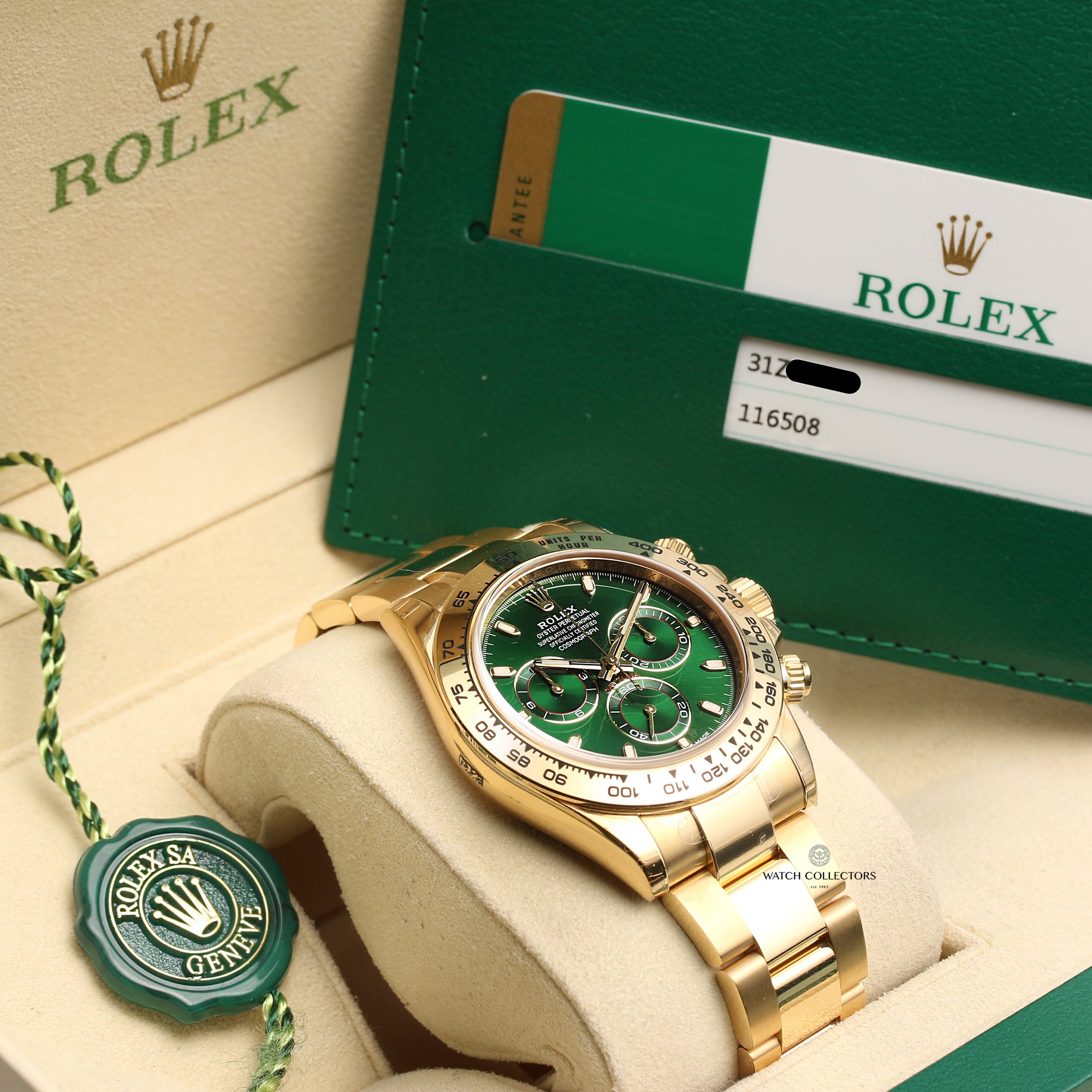 Rolex Cosmograph Daytona M116508 Series Gold