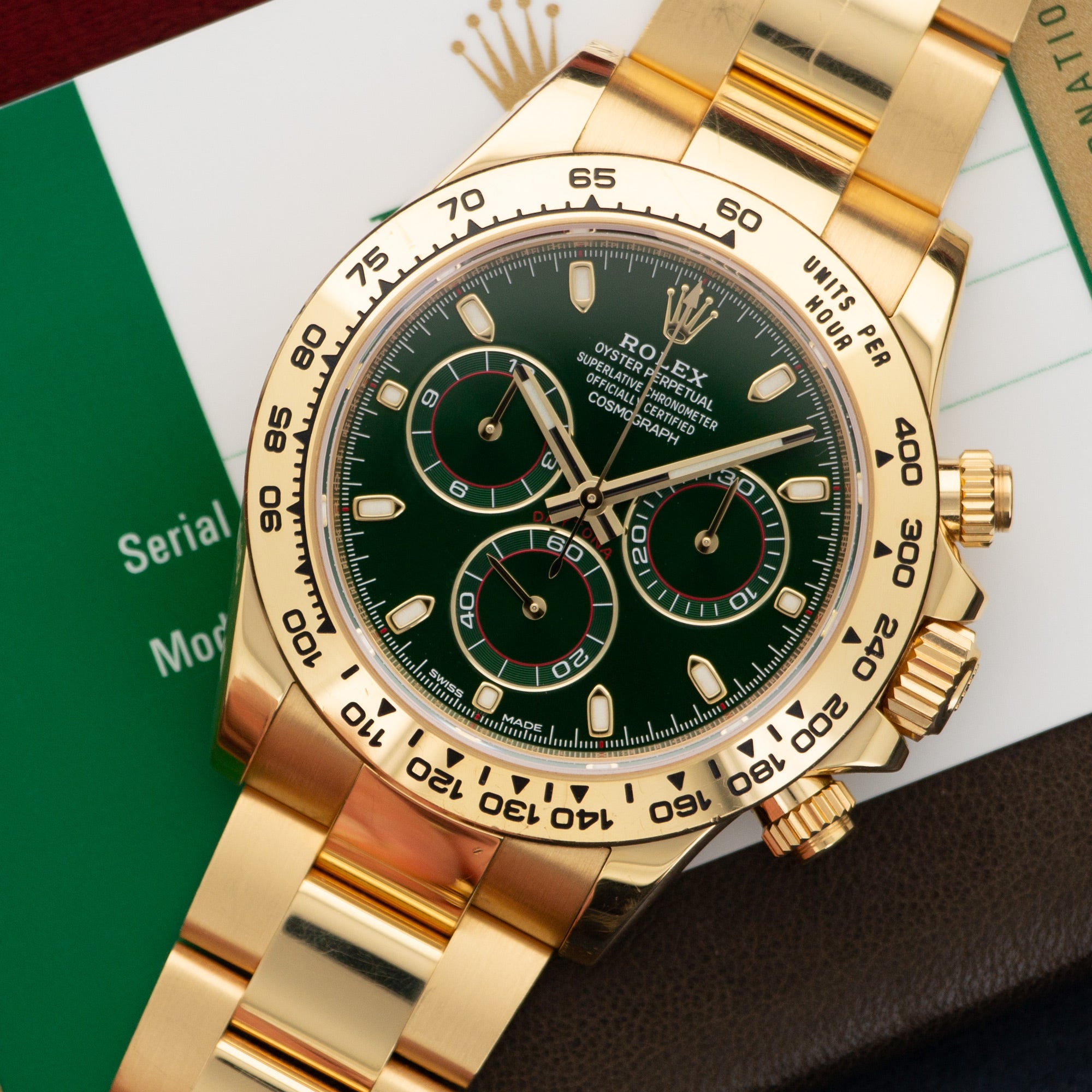 Rolex Cosmograph Daytona M116508 Series Gold