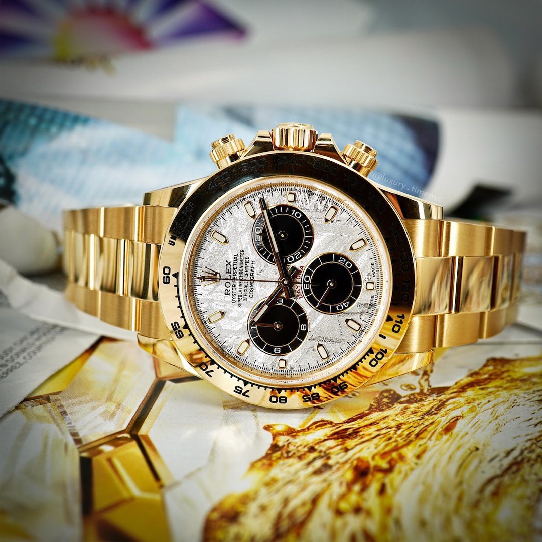 Rolex Cosmograph Daytona Yellow Gold Meteorite 116508-0015