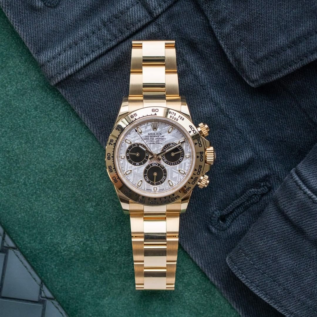 Rolex Cosmograph Daytona Yellow Gold Meteorite 116508-0015