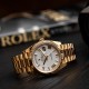 ROLEX 228238 DAY-DATE 40MM PRESIDENT 18K YELLOW GOLD SILVER ROMAN DIAL