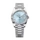 Rolex Oyster Perpetual Day-Date President 40mm in Platinum with Ice-Blue Dial Men's Watch 228236-0012 Unworn