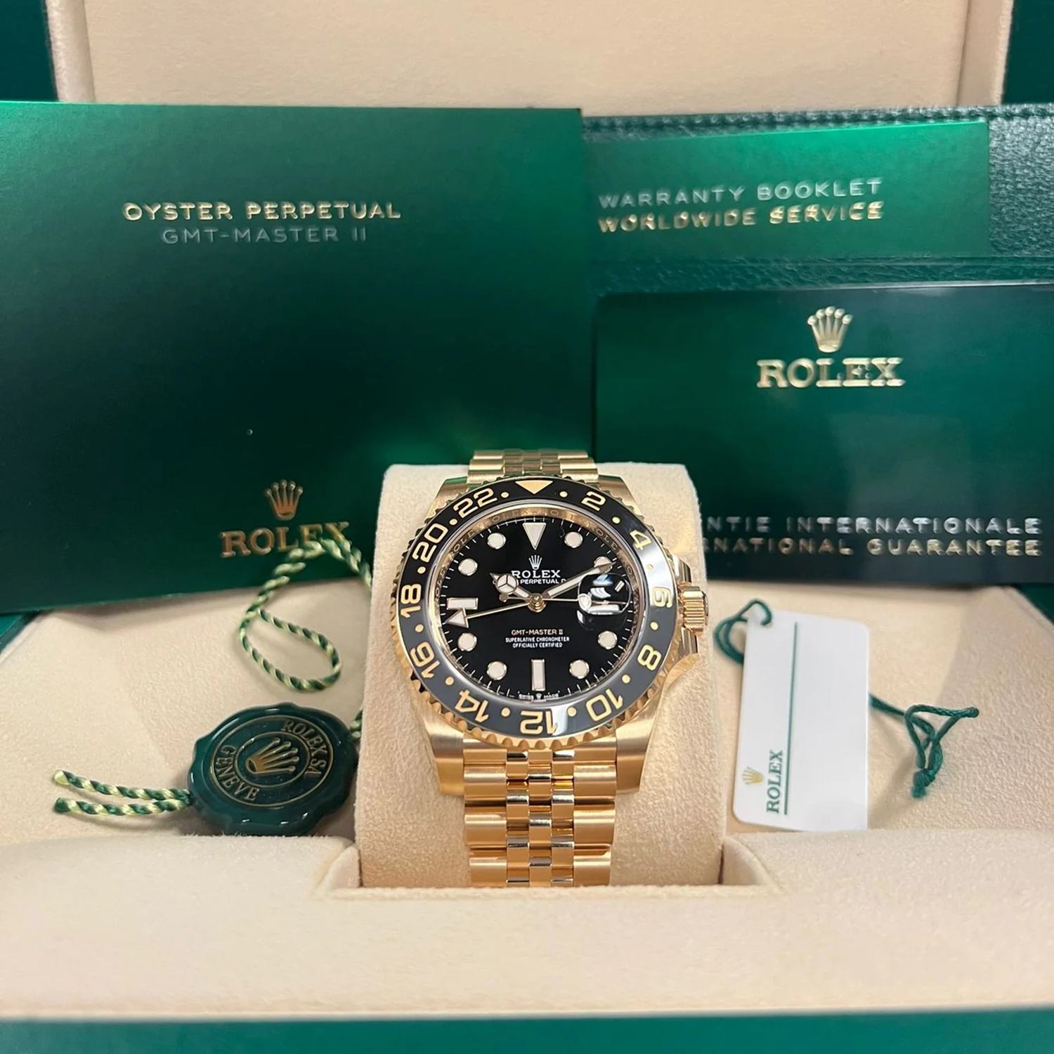 Rolex GMT-Master II NEW RELEASE 2023 Jubilee 18ct Yellow Gold 126718GRNR-0001/126713GRNR-0001