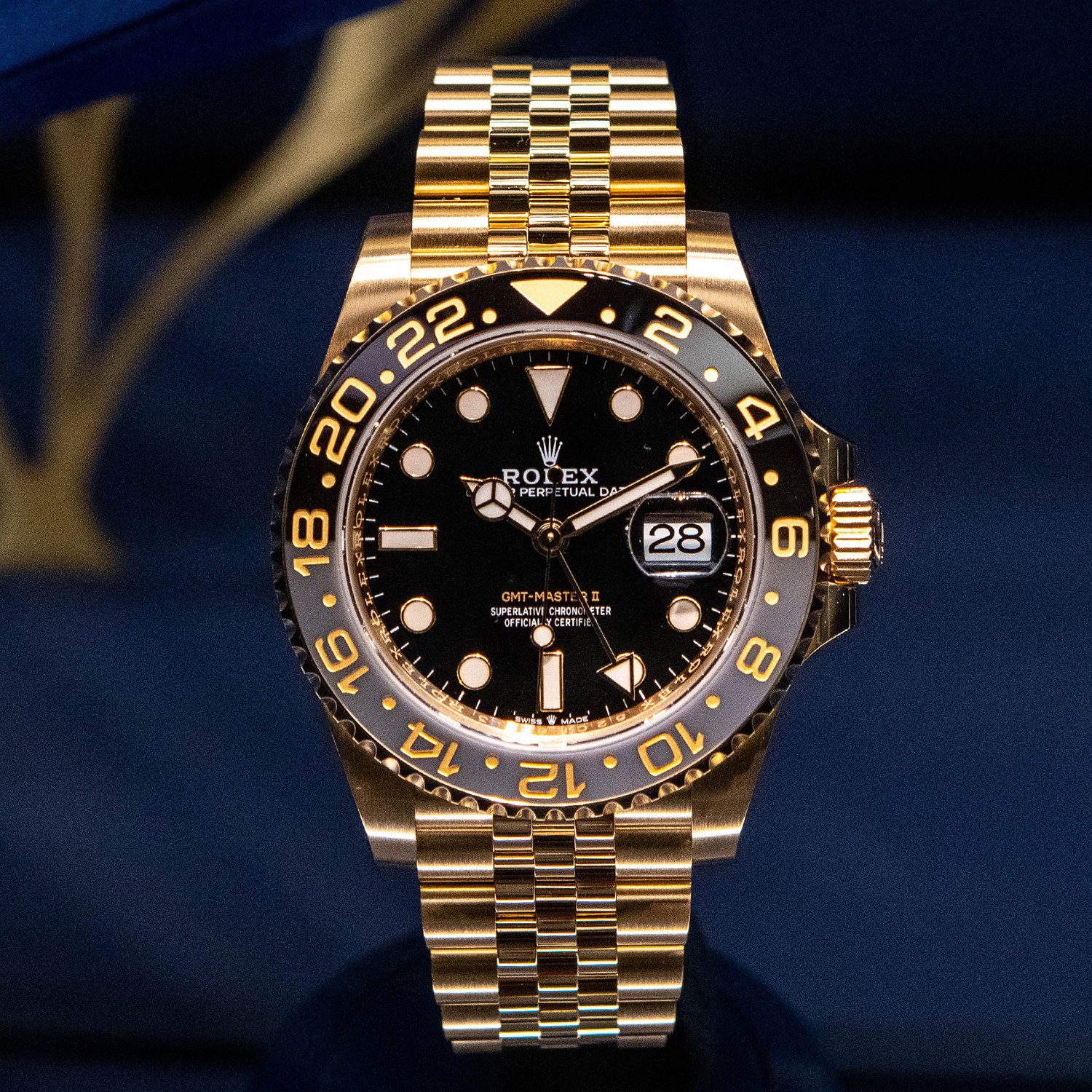 Rolex GMT-Master II NEW RELEASE 2023 Jubilee 18ct Yellow Gold 126718GRNR-0001/126713GRNR-0001