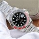 Rolex GMT Master II Silver Coke 40mm Black Red