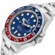 Rolex GMT Master II White Gold Pepsi Bezel Blue Dial Men's Watch m126719blro-0003