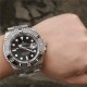 Rolex Sea Dweller Silver Black Dial 43mm