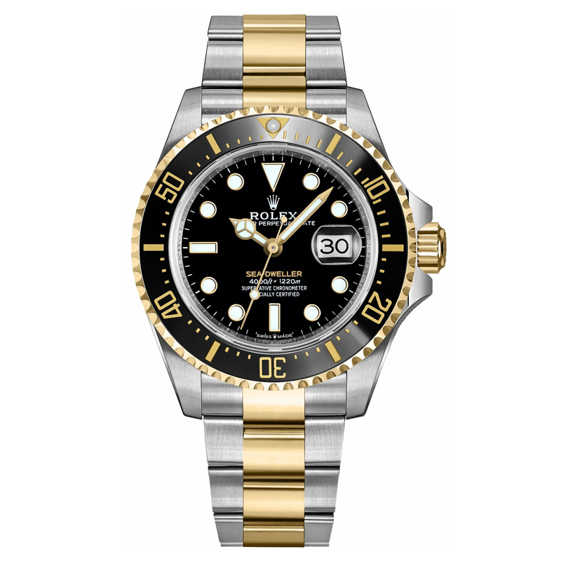 Rolex Sea-Dweller Gold & Oystersteel Men's Diving Watch M126603-0001