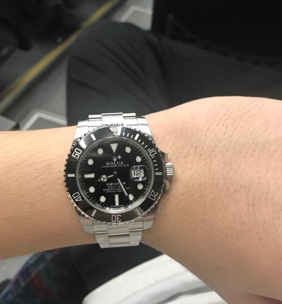 Rolex Perpetual Submariner 116610lv Series Black