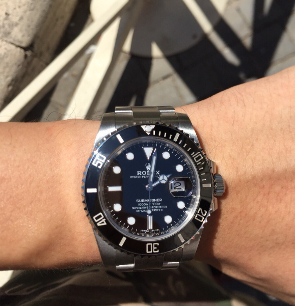 Rolex Perpetual Submariner 116610lv Series Black