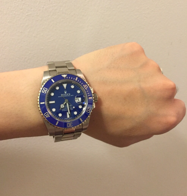 Rolex Perpetual Submariner 116610lv Series Blue