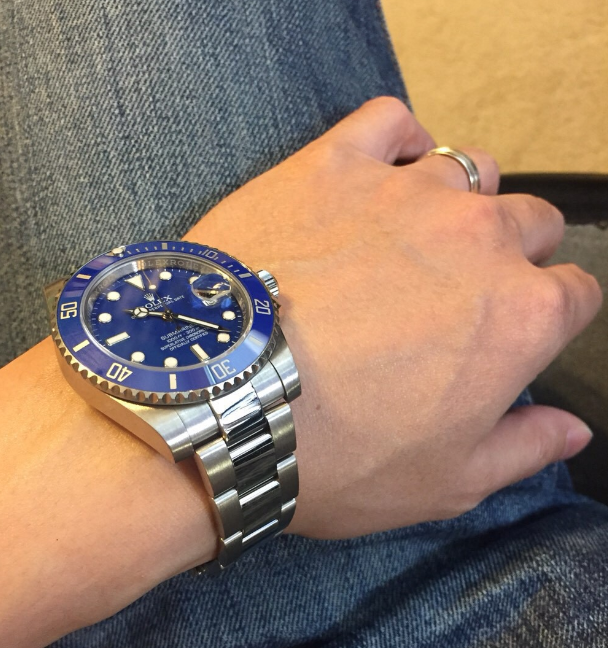 Rolex Perpetual Submariner 116610lv Series Blue